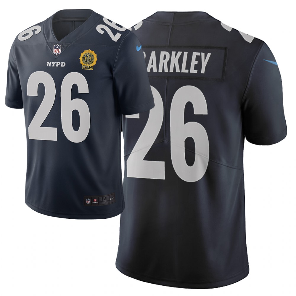 Men Nike NFL New York Giants #26 saquon barkley Limited city edition navy jersey->women nfl jersey->Women Jersey
